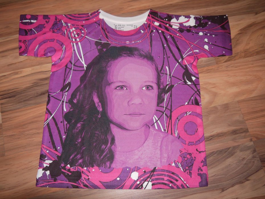 T-Shirt Druck All-Over-Print